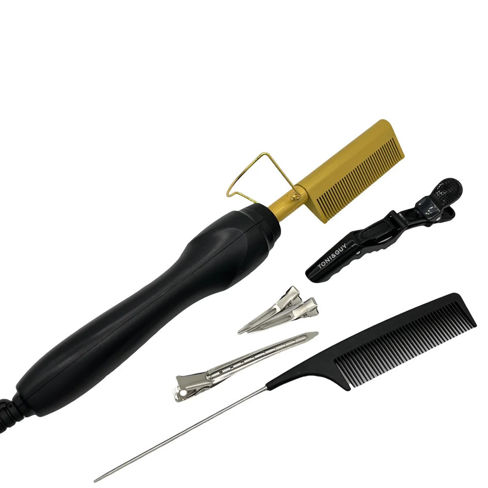 1 set of Comb Hair Straightener Brush Comb Pressing Electric Heat electric hair brushes Styling Tools 251027