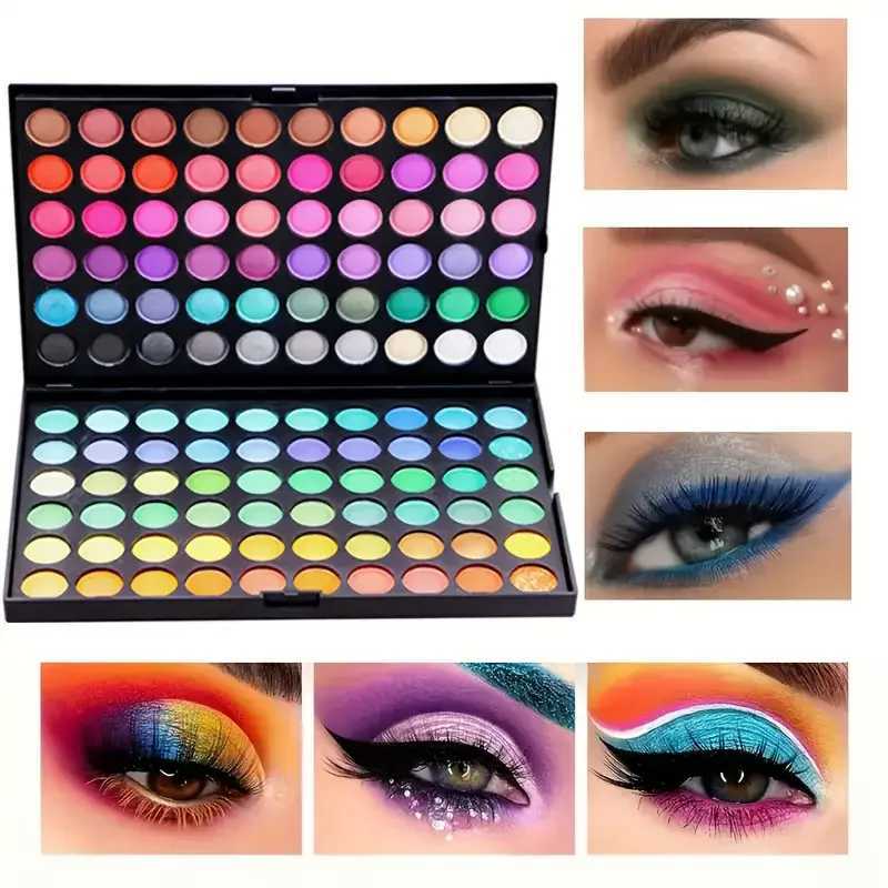 120 Color Eyeshadow Palette with Matte and Shimmer Effects Nude Warm Tones for Parties Events and Professional Makeup ArtistryXJ251027