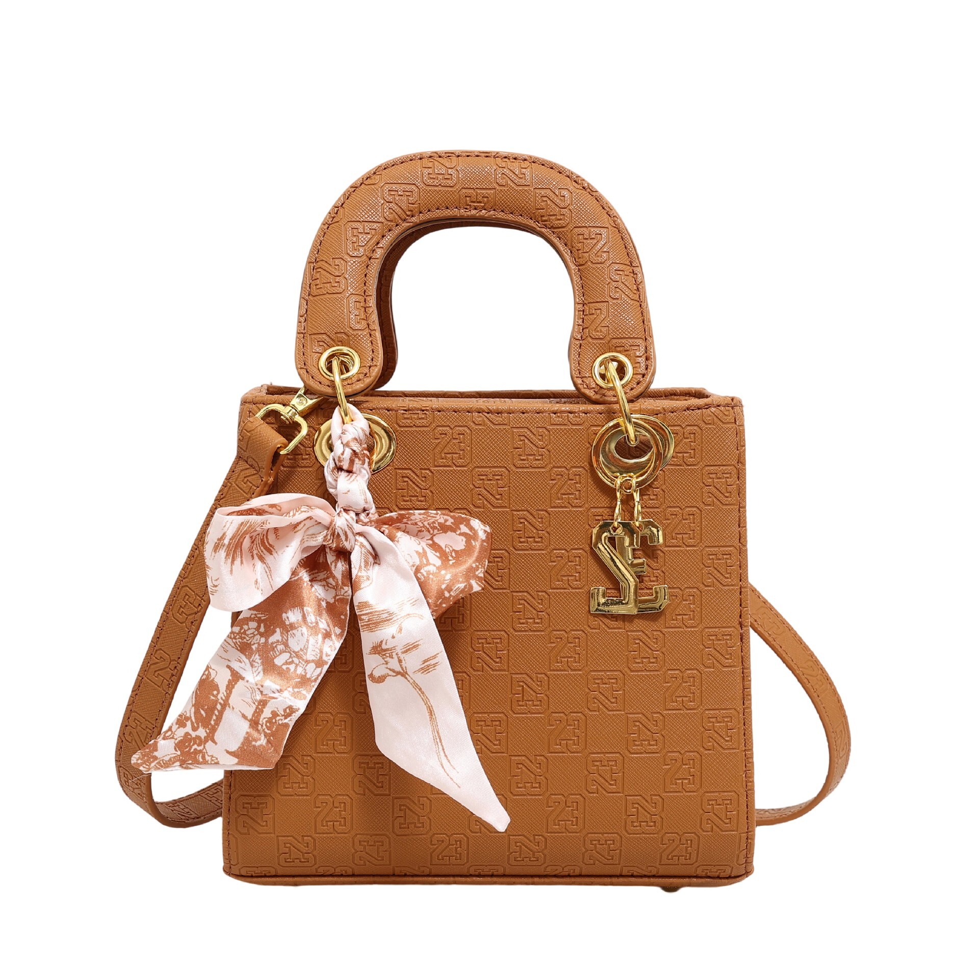 Free shipping designer bag High-Quality Textured Silk Scarf Bag New Fashionable Stylish Crossbody Handbag Crossbody Bag