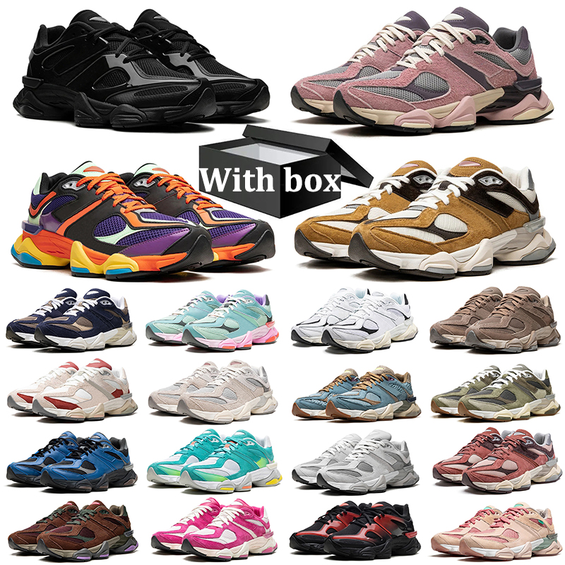 With box designer casual shoes for men women comfortable platform running shoes newXbalance9060 sports trainers