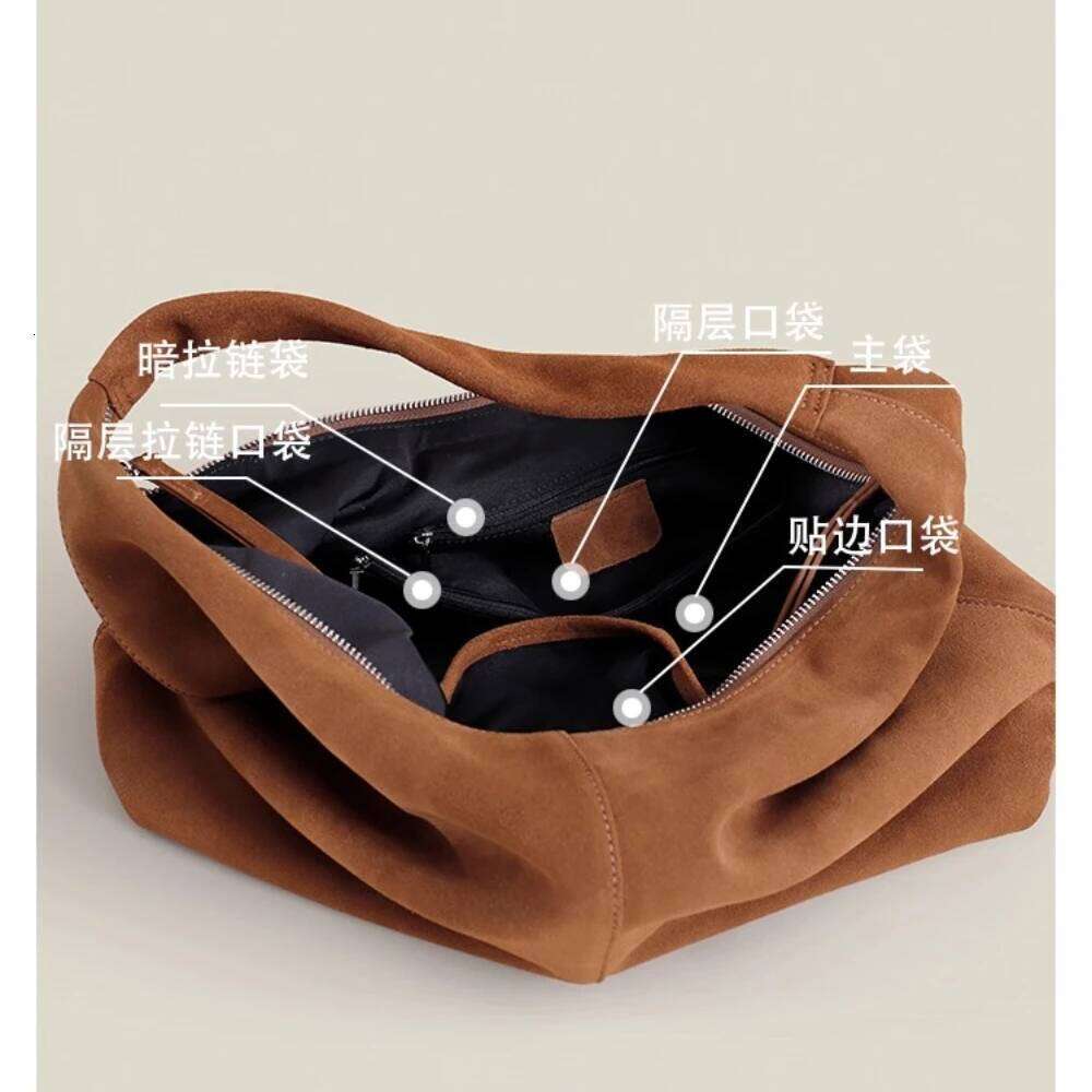 Designer Luxury Euro Style High Investment Work Huge Big Capacity Winter Travel Tote Real Suede Cow Leather Women Handbag Green Armpit Purse