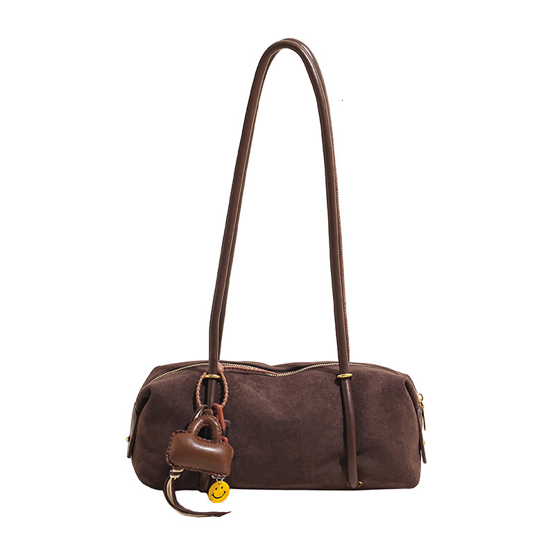 Free shipping designer bag Niche Suede Pillow Bag for Women New Commuter Shoulder Bag Versatile Textured Underarm Bag