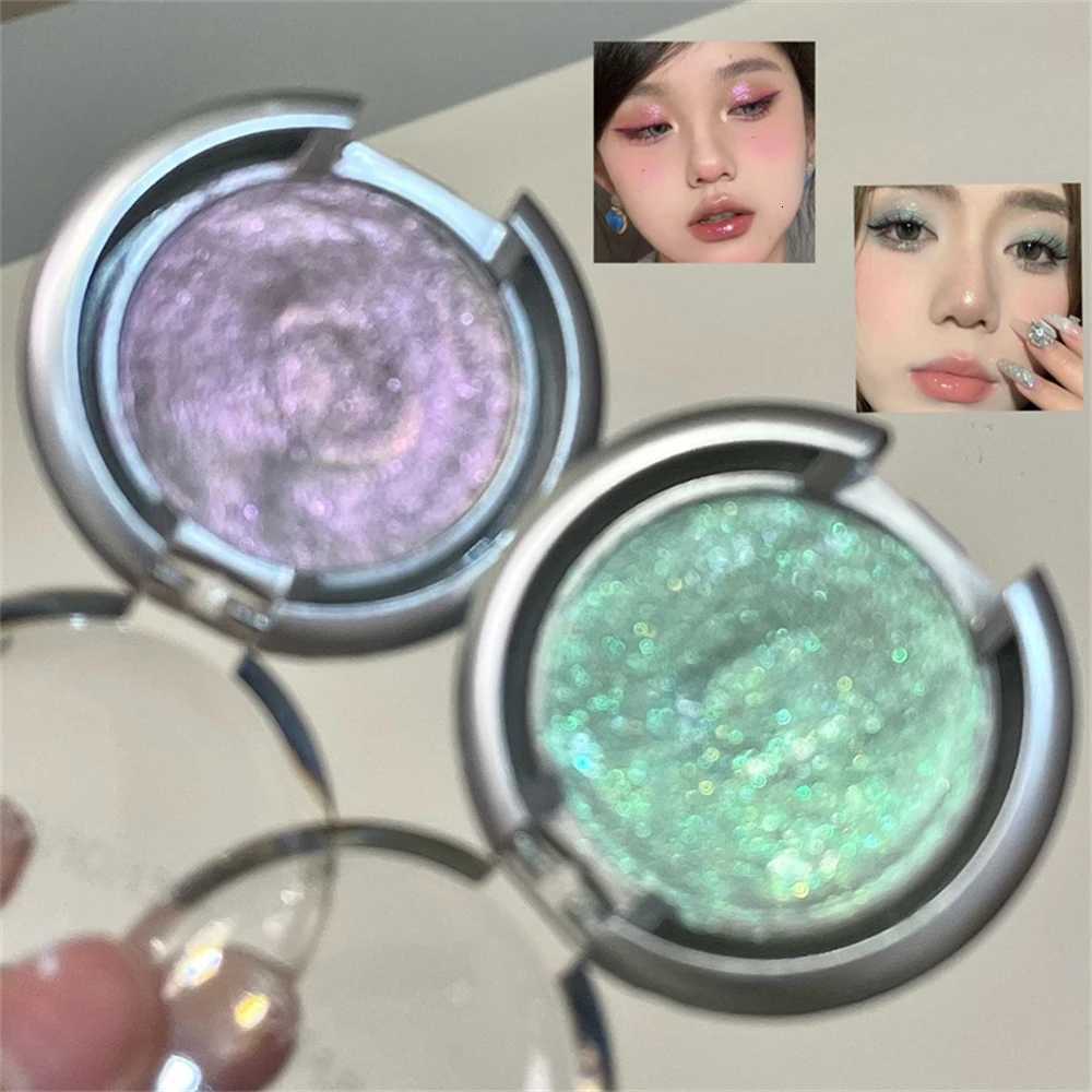 Discoloration Diamond Glitter Monochrome Eyeshadow Palette Pearl Highlighter Sequins Waterproof Lasting Brightening Eyes MakeupXJ251027