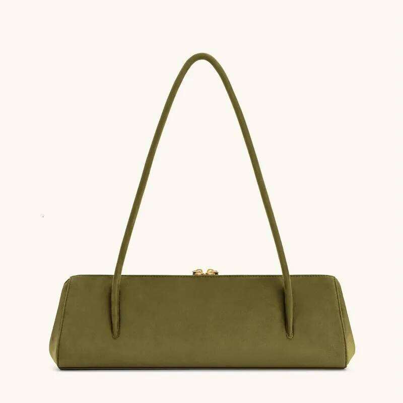 JW PEI Nova French Baguette Bag For Women, Retro Vintage Underarm Purse, Leather Single Shoulder Handbag