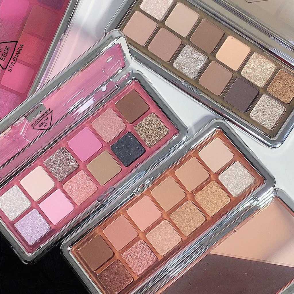 12color eyeshadow palette with shimmering shimmer and matte finishes Interchangeable color blocks for dramatic effectsXJ251027