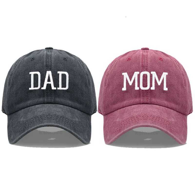 DAD MOM Embroidery Pure Cotton Mens Baseball Cap For Man Womnes Fashion Sport Golf Caps Sun Hat DropshippingW251027