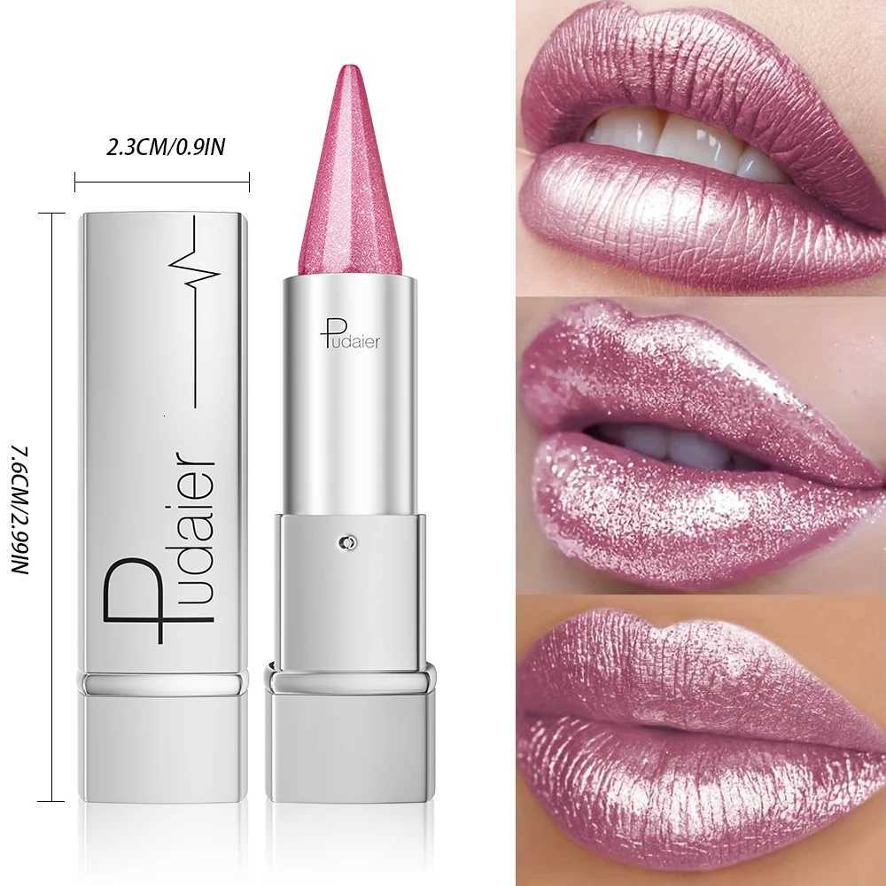 Pearlescent Sparkle lipstick forWomen Lightness Lipstick WaterproofLong lipstick 24 Hours Long LastingColorfast lipstick W251027