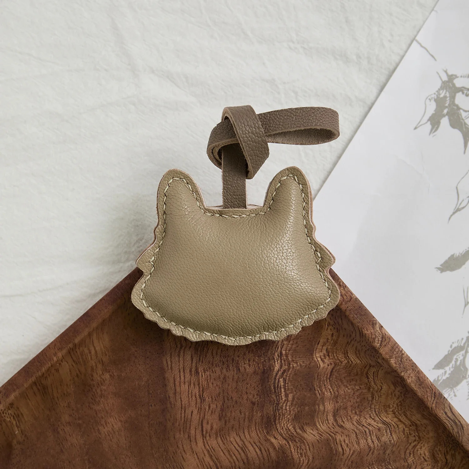 Unique Cute Sheepskin Handmade Ragdoll Cat Lucky Cat Key Bag Pendant Handbag Crossbody Bag Pendant Girl Birthday Gift Lovely 251027