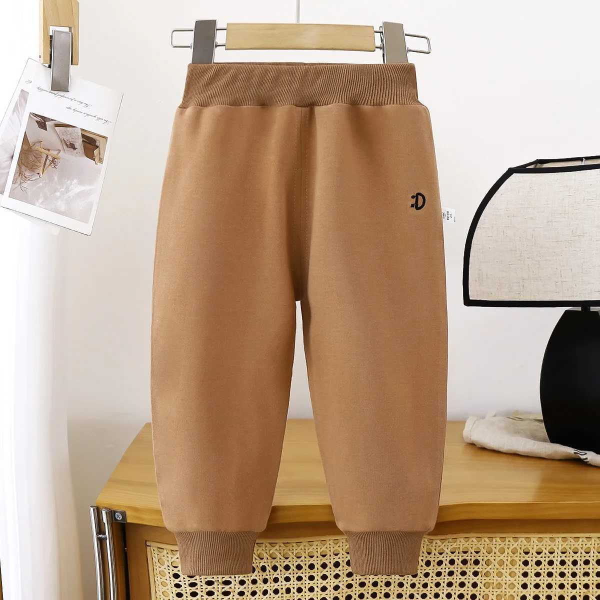 Spring Autumn Children Cloth Trousers For Boys Girls Elastic Bands Sports Pants Kids Casual Outer Wear PantsT251027