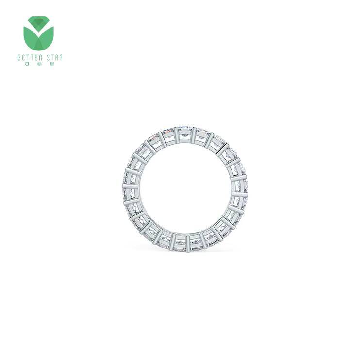 Fine Jewelry 9K 14k 18K Gold Lab Grown Diamond Ring IGI Certified CVD Round Shape Lab Diamond Wedding Rings Jewelry