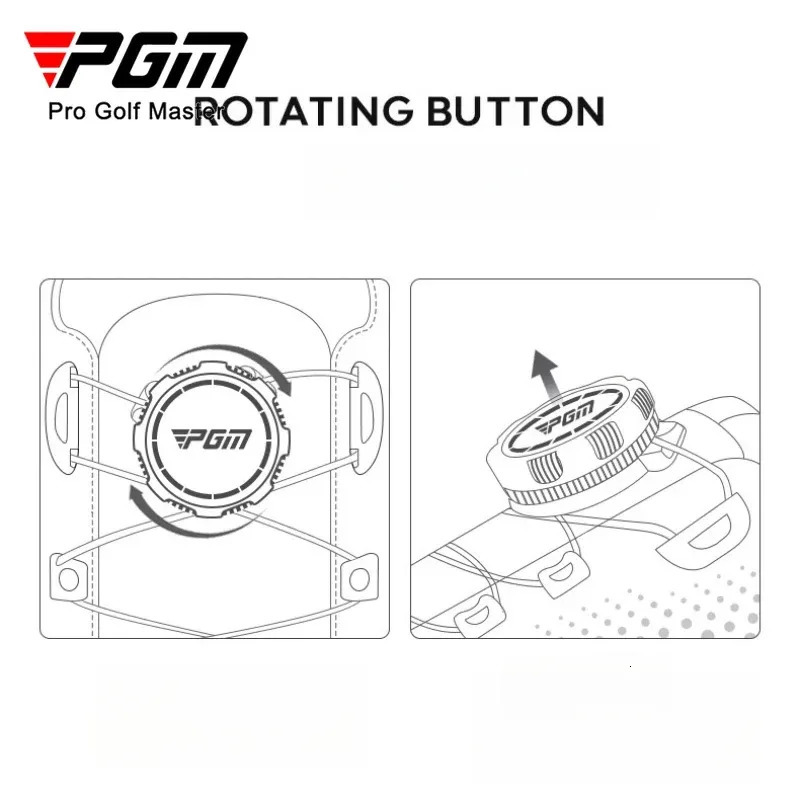 PGM Mens Golf Shoes Ultra Fiber Waterproof Knob Lace Anti Slip Casual Sports Sneakers XZ322 251023