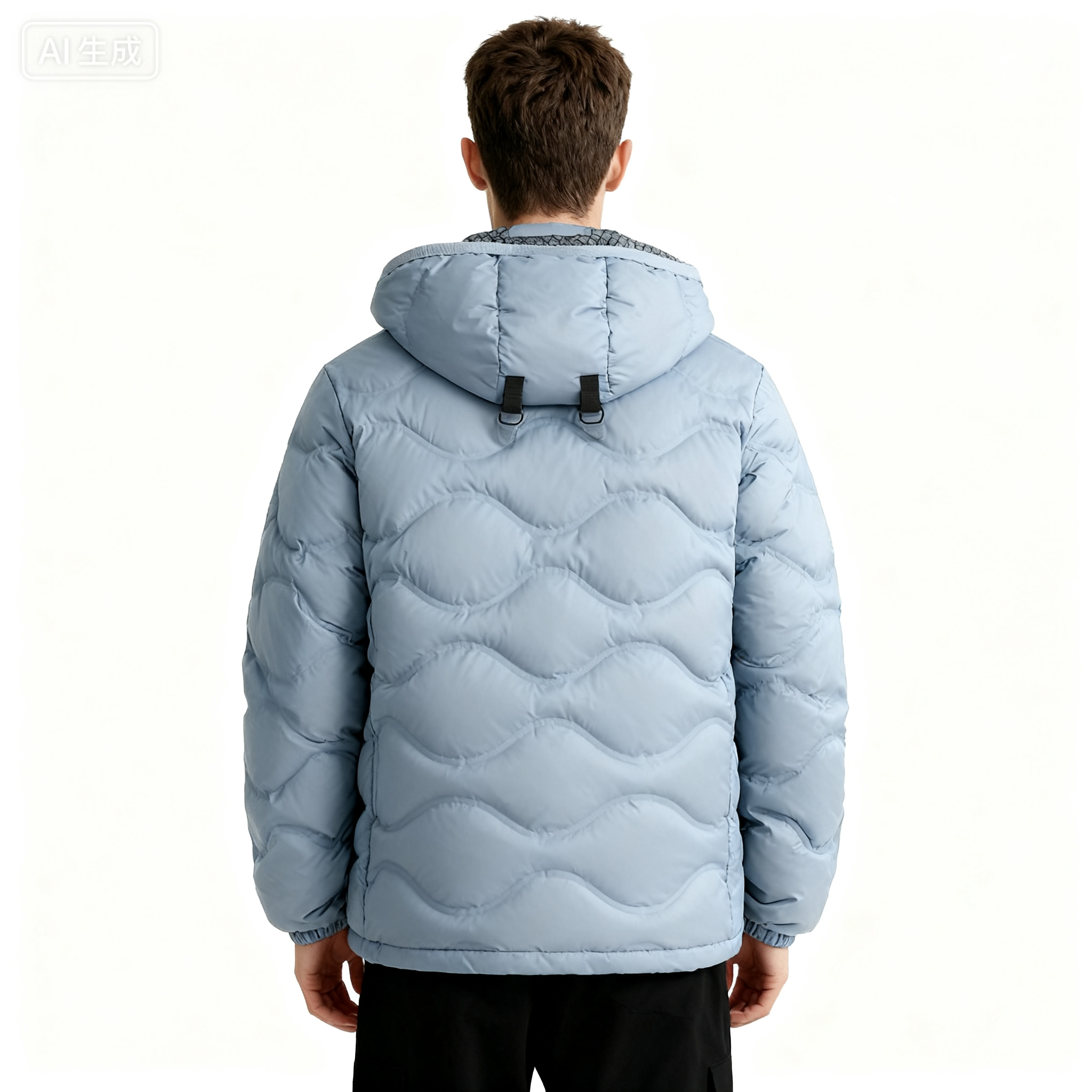 Men's Down & Parkas Unisex Fashion Light Weighted Quilted Jacket with Soft White Duck Feathers for Everyday Wear