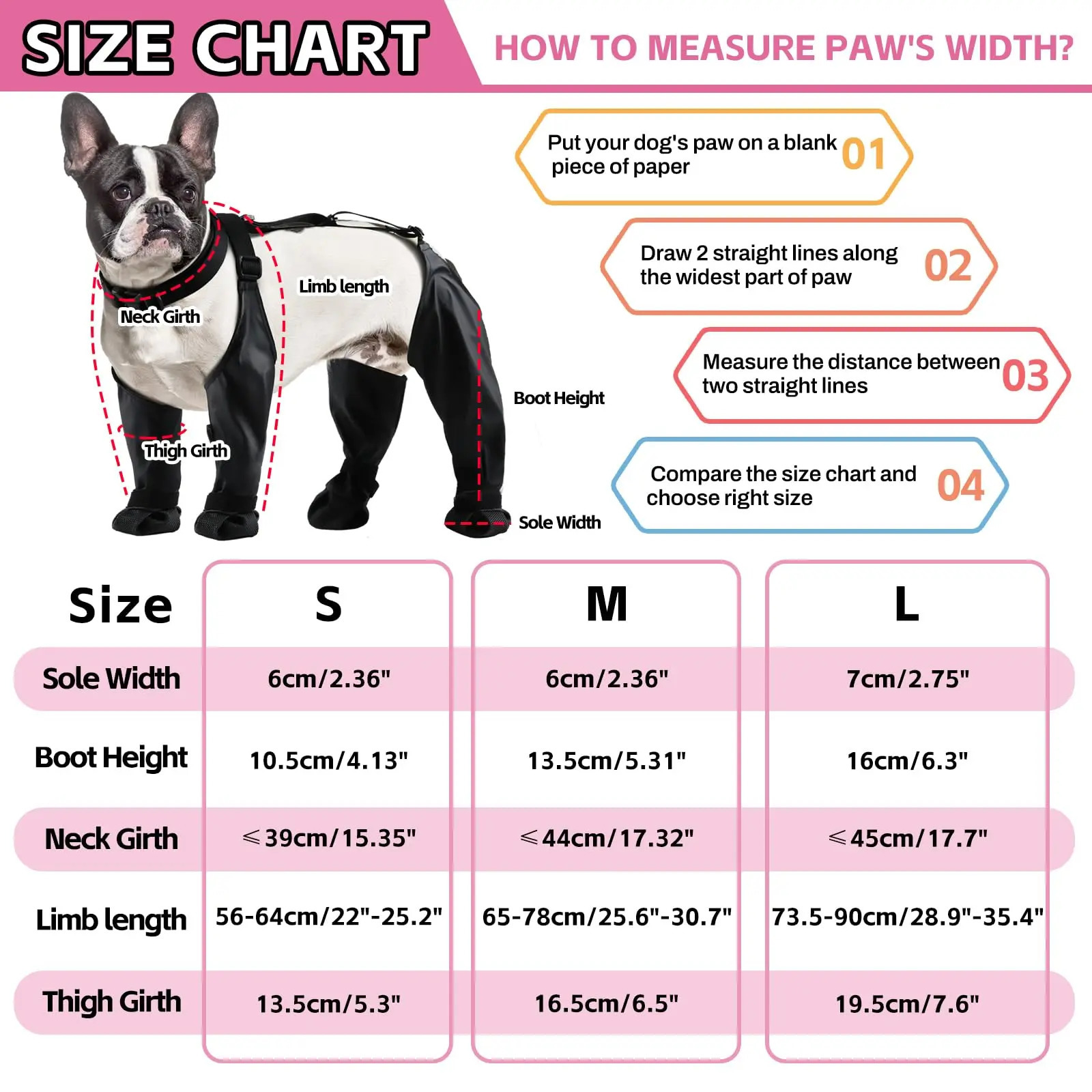 Dog Shoes Waterproof Adjustable Boots Rain Day Pet Supplies For Dogs Outdoor Walking Soft French Bulldog Paws Protect 251024
