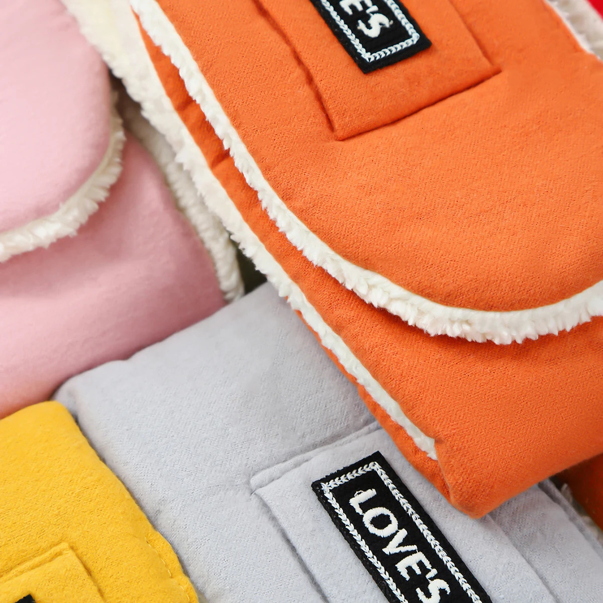 Alphabet Baby Scarf Winter Plush Cross Scarves For Kids Boys Girls Warm Neckerchief 251027