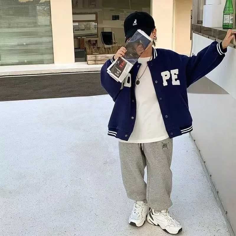 Autumn Kids Boys Thin Letter Sweatpant Ankle Length Harem Pant 3y Young Child Clothes Spring Girls Elastic Waist Sport TrousersT251027