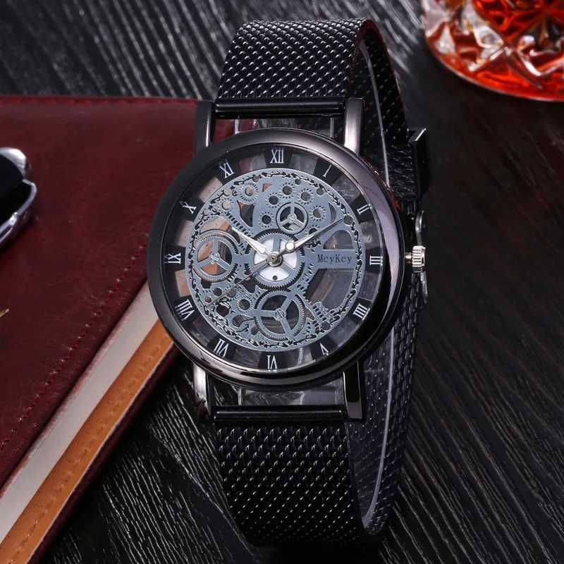 Fashion Casual Mens Watch Hollow Out Strap Watch Not Mechanical Expression Couple Watches for Man and Woman Relogio MasculinoT251027