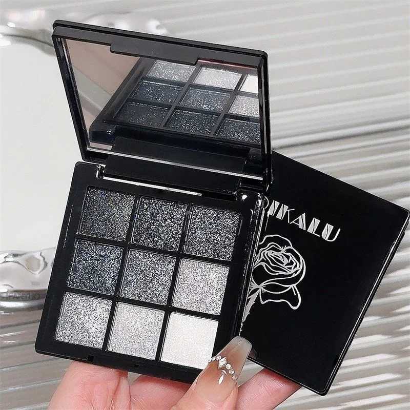 15 Colors Dark Night Eyeshadow Smoky Black Makeup Eyeshadow Long Lasting Matte Pearlescent Grey Black Dark Eye Shadow CosmeticsXJ251027
