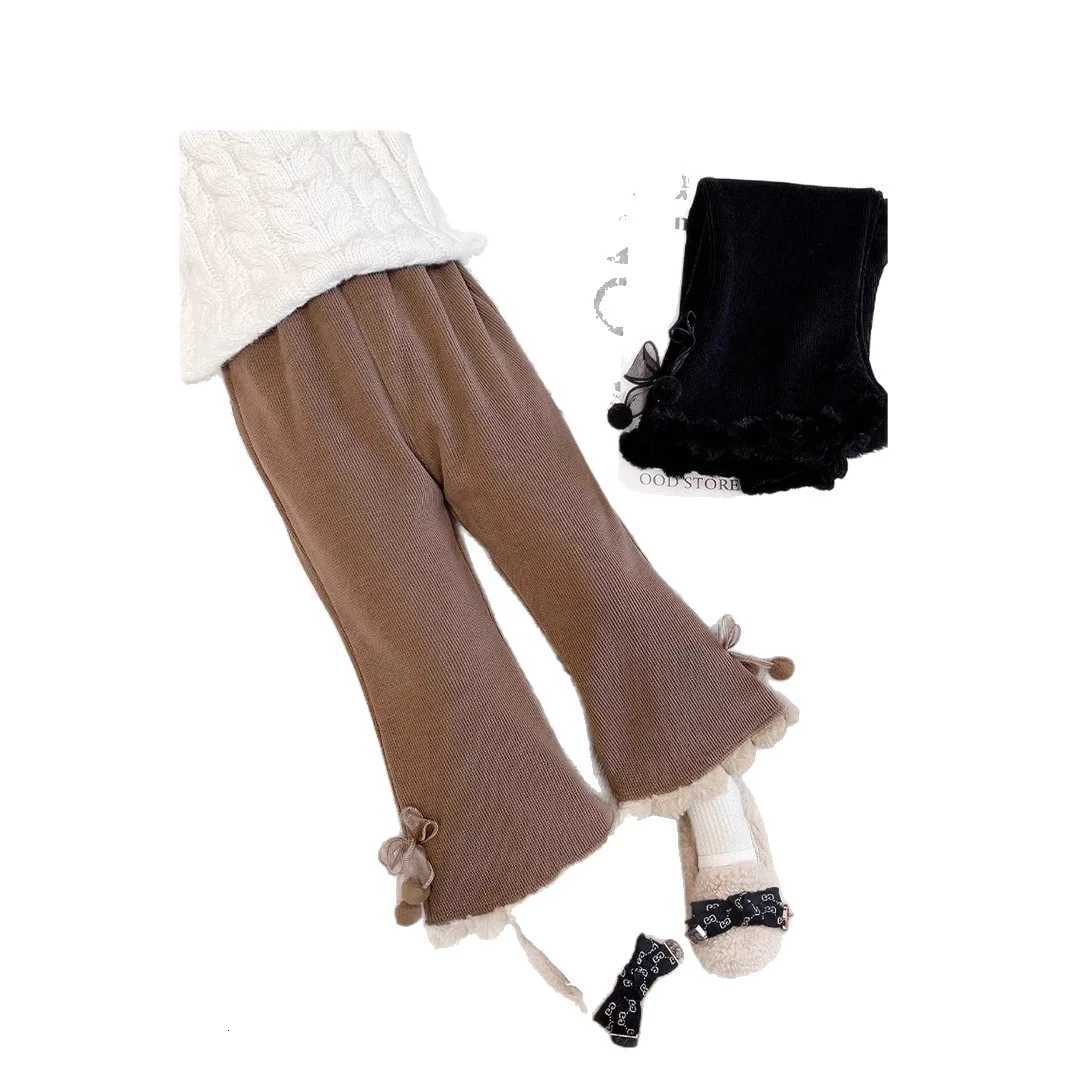 Girls AutumnWinter Leggings Cute Stretchy Outer Pants Fashionable Warm Trousers for Baby Toddler KidsT251027