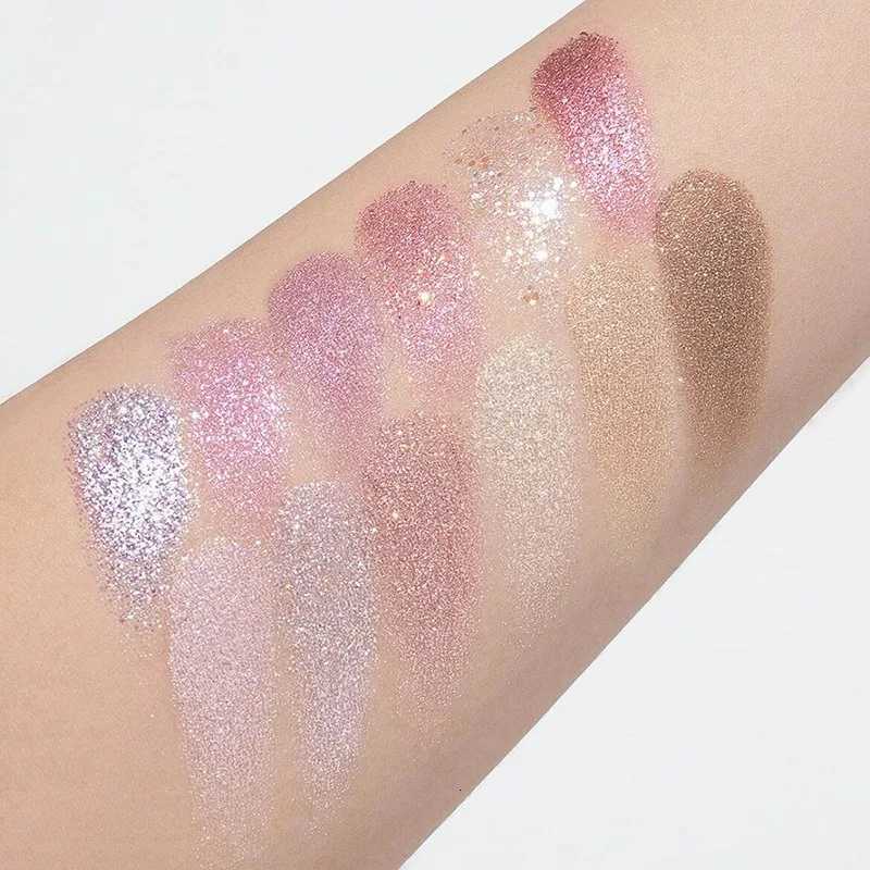 Diamond Sequins Eyeshadow Palette Peach Kumquat Eye Shadow Glitter Pearl Shimmer Shining Kids Makeup Eyeshadow Palette CosmeticsXJ251027