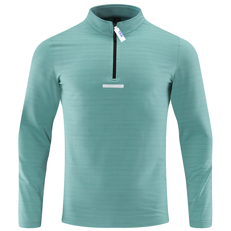 Quick-Drying Fashion Urban Thin Half-Zip Outdoor Long Sleeve T-Shirt Stretchy, Breathable, Sports Casual Half-Zip Top
