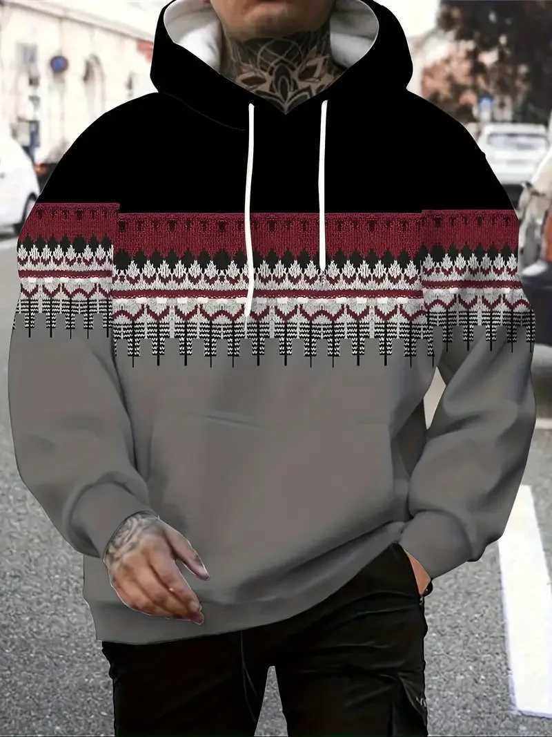 Mens Retro Ethnic Style 3D Print Hoodies Unisex Sweatshirts AutumnWinter Men Women Loose Casual Tracksuit Outdoor Y2k Pullover W251027