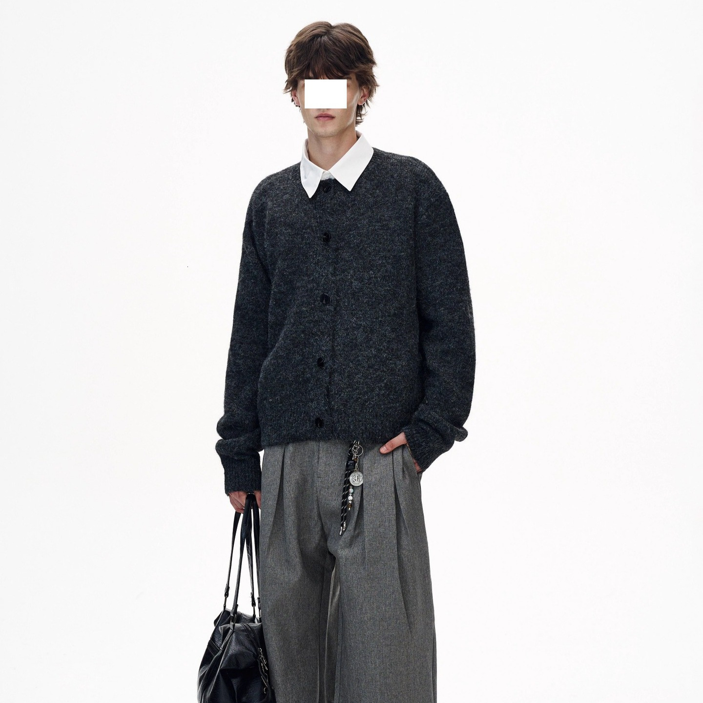 New Unisex Knitted Designer Sweater Sweater For Men High-end Street Fashion Loose And Lazy Old Money Style Design Men's Cardigan With Buttons