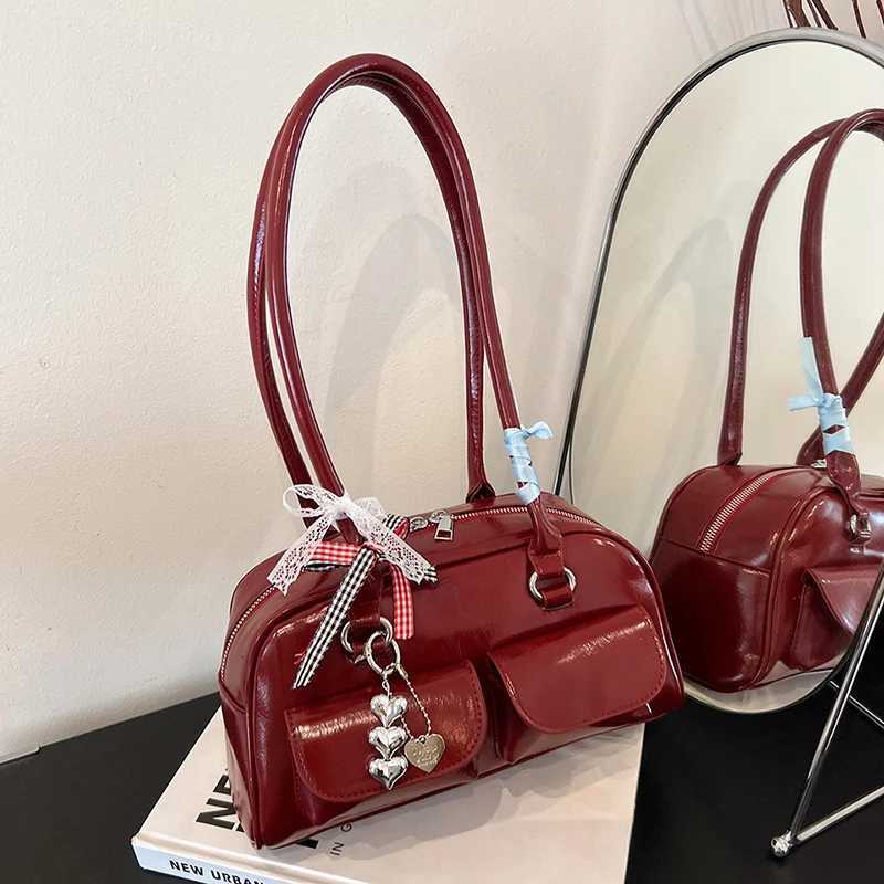 Bowling bag handbags niche armpit largecapacity pocket design bag wan1 D251027