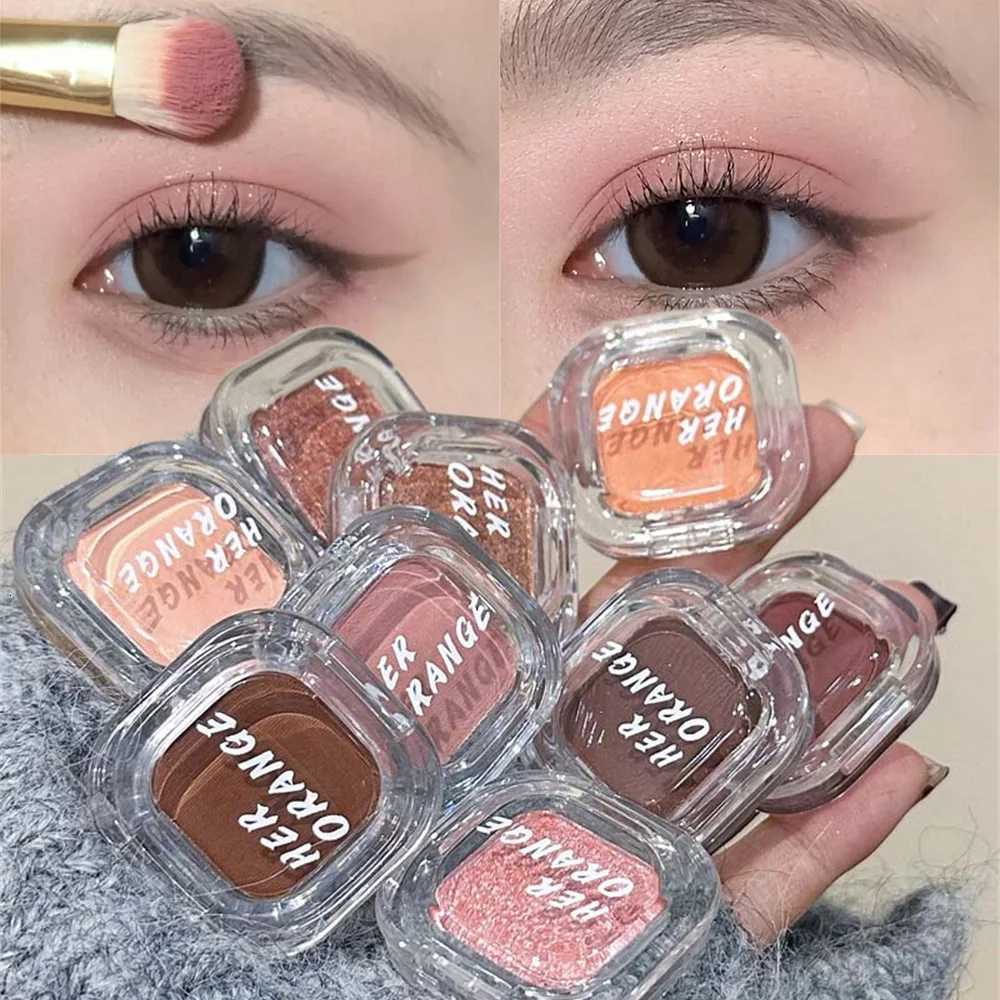 Monochrome Eyeshadow Palette Matte Wine Red Brown Eye Shadow Smoky Pearl Glitter Earth Low Saturation Highlighter Eye MakeupXJ251027