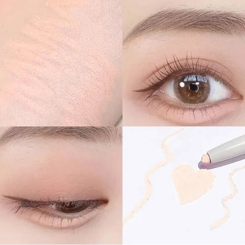 Brown Lying Silkworm Eyeliner Pen Ultra Thin Smooth Lower Eyelash Eyes Liner Pencils Matte Glitter Waterproof Eye Makeup Tools 251027