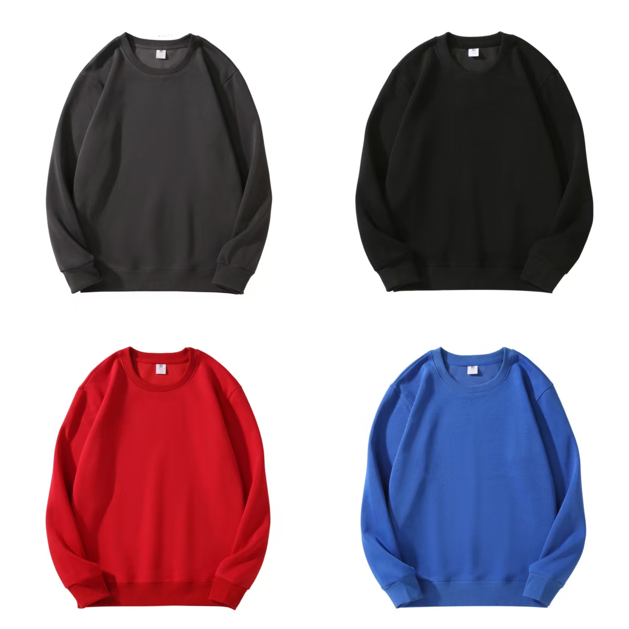 Women's Hoodies & Sweatshirts New Style Loose-Fit Milk Silk & Cotton Crew Neck Sweatshirt - Women's Long-Sleeve Casual Sports Top for Autumn