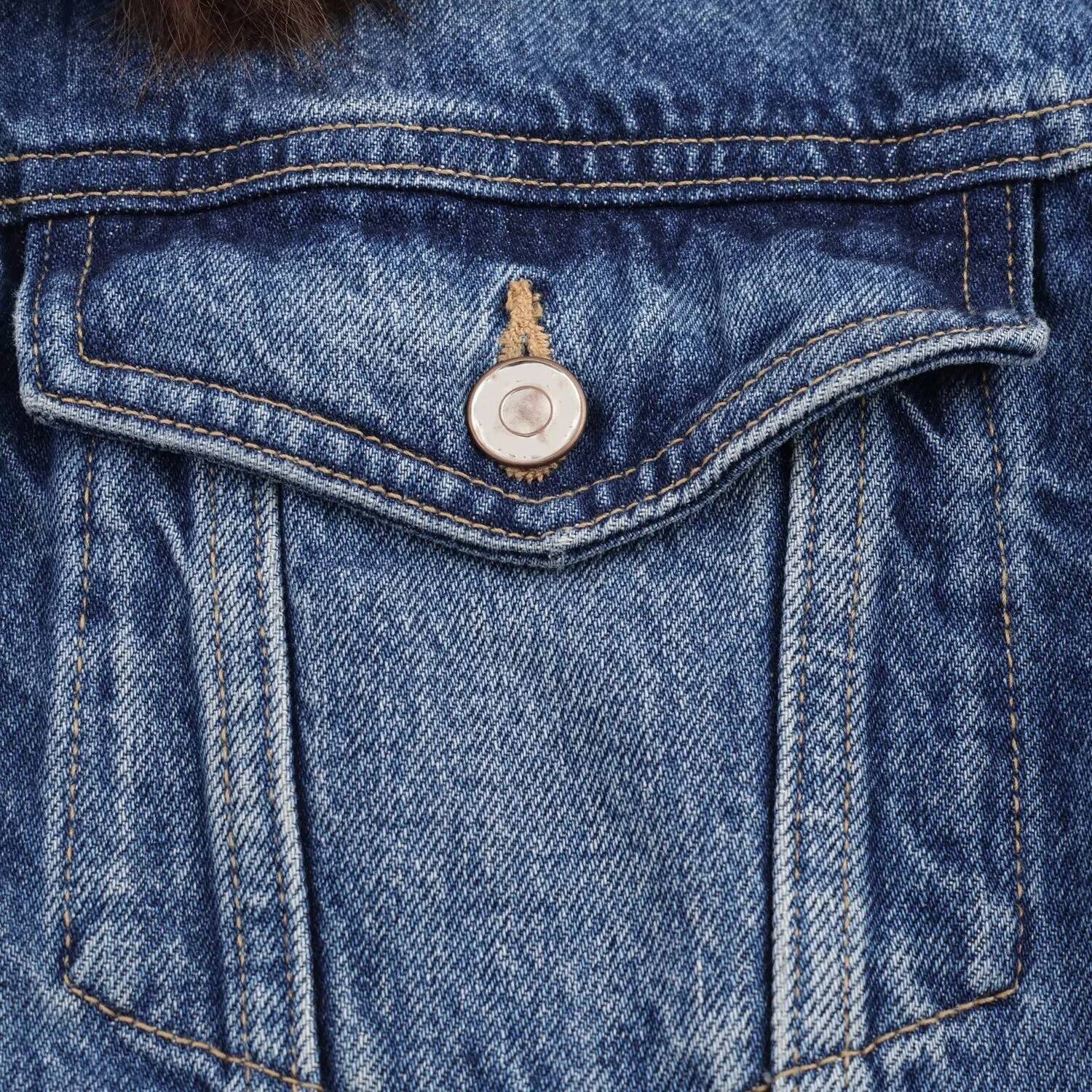 winter jacket women Autumn New Product Women's Casual Fashion Simple Collar Long Sleeve Short Artificial Fur Cowboy Jacket Coat