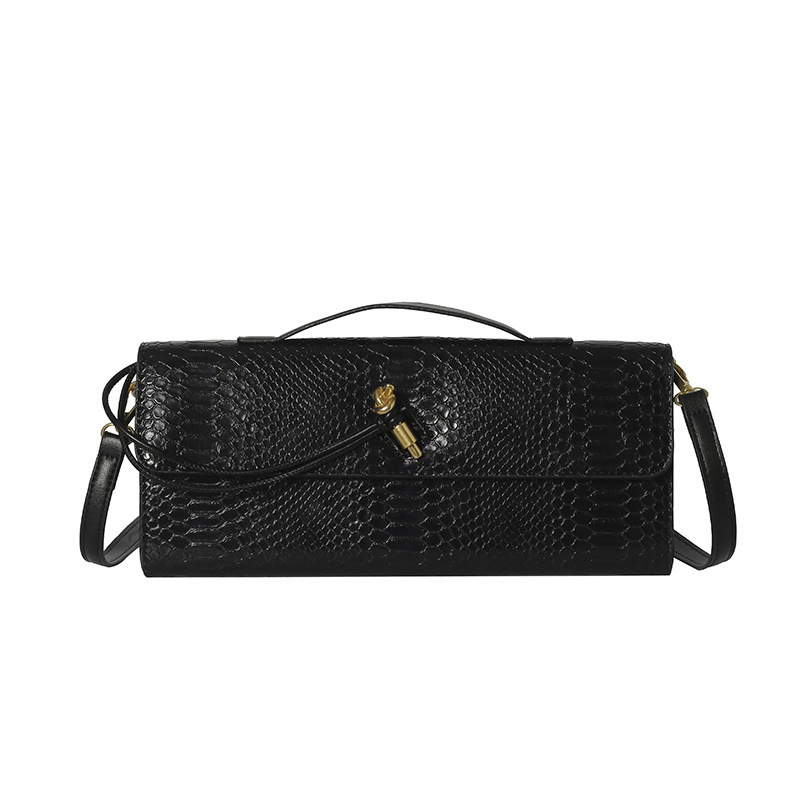 Free shipping designer bag New Fashion Crocodile Pattern Clutch Organ Bag Evening Bag Single Shoulder Crossbody Bag