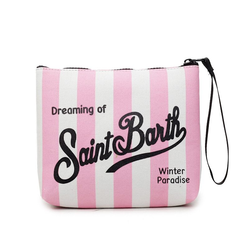 Free shipping designer bag New Handheld Makeup Bag Large Capacity Lipstick Bag Waterproof Wear-resistant Portable Square Striped Toiletry Bag