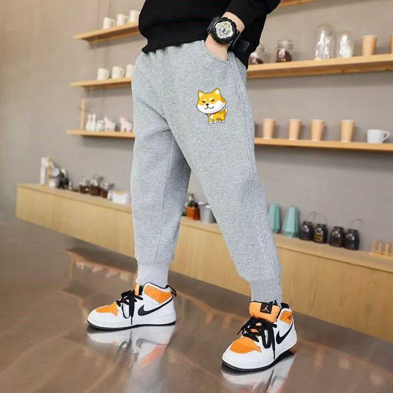 Harajuku Shiba Inu Printing Kawaii Jogger Pants Boy Girl Elastic Waist Sweatpants Akita Dog Streetwear TrousersT251027