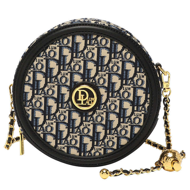 Women Handbag Large Capacity Handbag Brand High Level Sense Of New Fashion Hundred Ladies Light Round Bag Single Shoulder Crossbody Small B