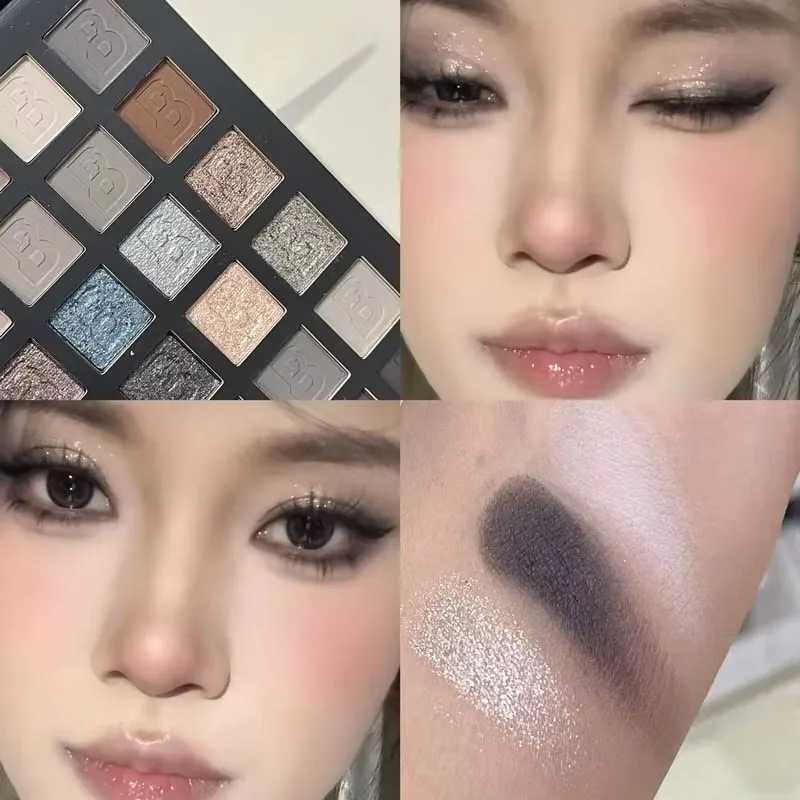 DIKALU 42 Shades Eyeshadow Palette Matte Shimmer Punk Smoky Cement Gray Dark Edition for Gothic Light European MakeupXJ251027