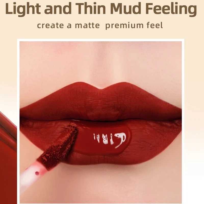 Nude Matte Lip Gloss 24 Colors Longlasting Velvet Lipstick Waterproof Nonstick Cup Sexy Red Dark Lip Tint Makeup Cosmetic W251027