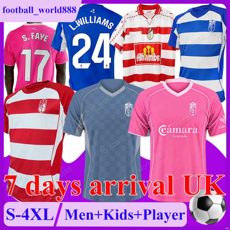 4XL camiseta Granada CF 25 26 Soccer Jerseys SOULEYMANE A.SOLA P.ALEMAN 2025 Football Shirts PABLO. S R.ALCARAZ football kits M.HONGLA OSCAR RODELAS Men Kids Kit Socks Set