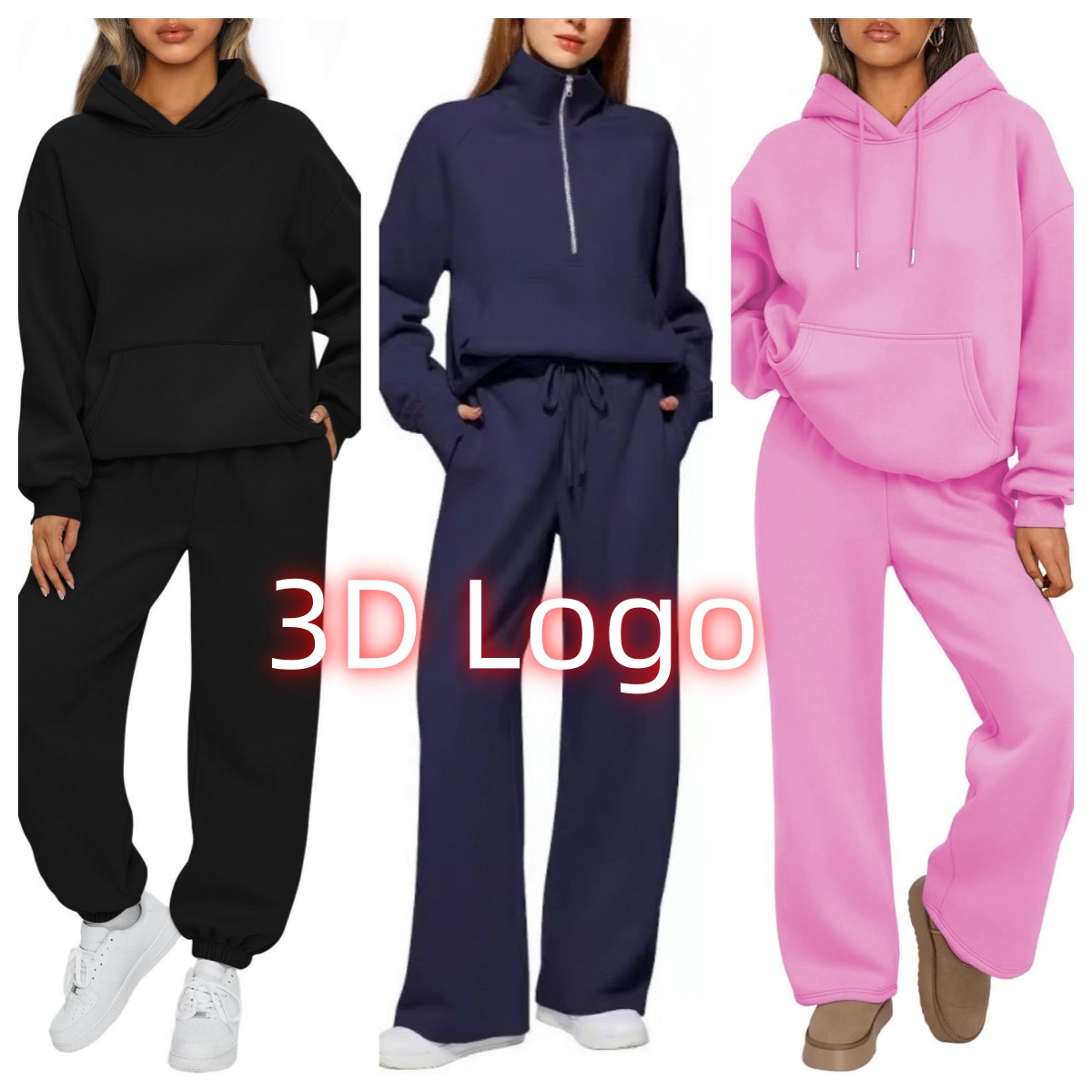 Hot sale Women Yoga Casual sports hoodie sets Oversized Sweatshirts 3D Logo Long Sleeve set Top Fitness Workout Neck Blouse Gym men Sweatshirts