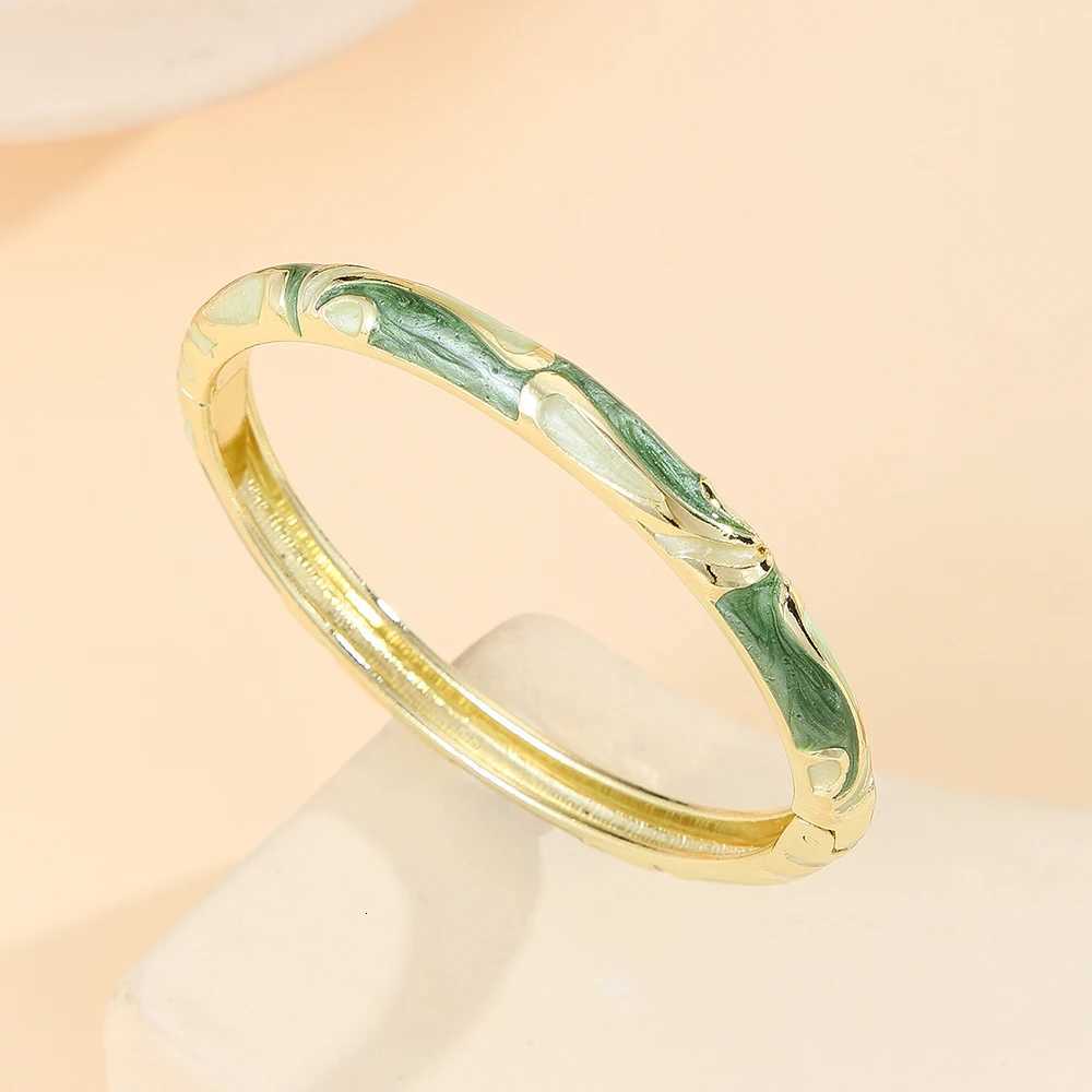 Fashion sty gold plated enamel cloisonne bracet bang jewelry gift it for girls wenW251027