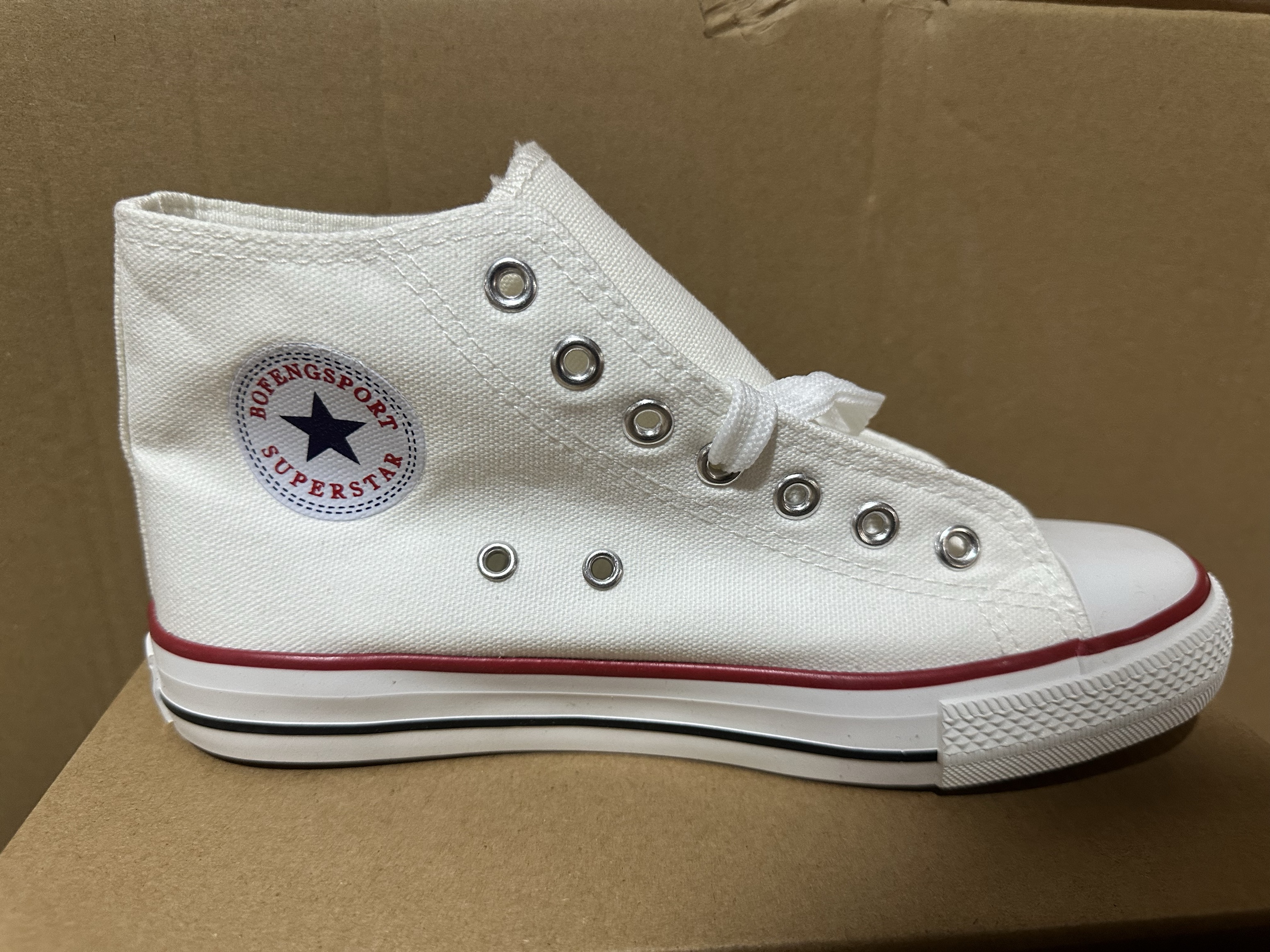 High-Top Canvas Sneakers: Trendy Korean Style Shoes For Spring And Autumn, Comfortable Fashion Sneakers