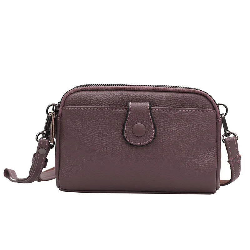 Women Genuine Leather Shoulder Bag Casual Female Small Crossbody Bags For Women Bag Cell Phone Bag Day Clutches 251027