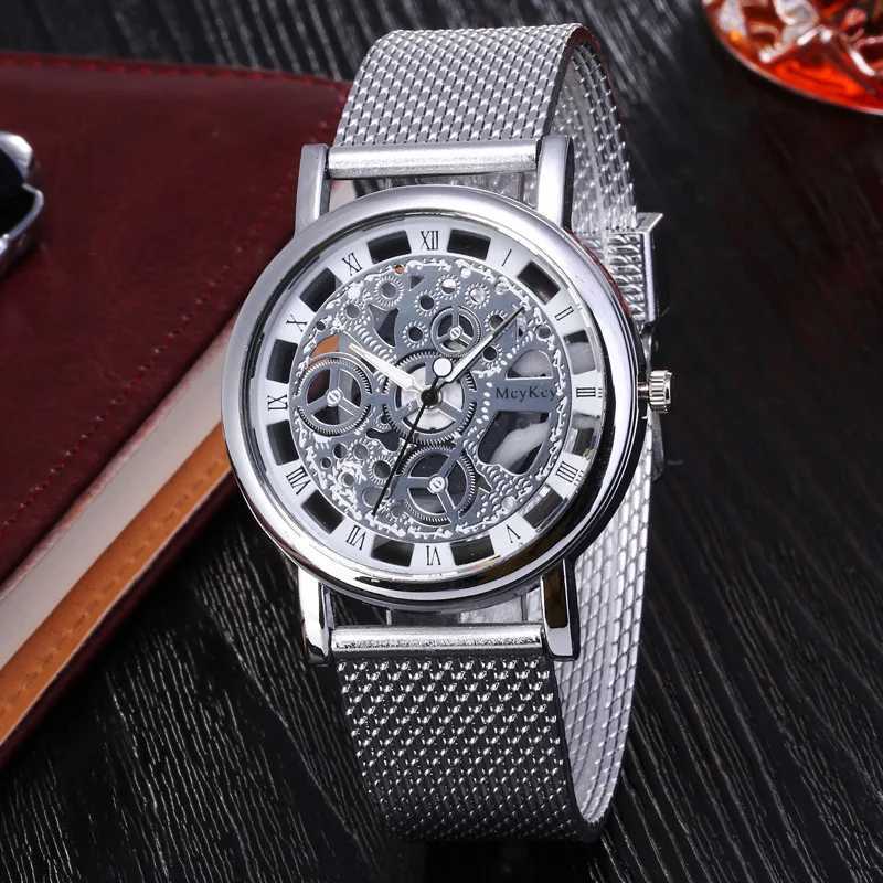 Fashion Casual Mens Watch Hollow Out Strap Watch Not Mechanical Expression Couple Watches for Man and Woman Relogio MasculinoT251027
