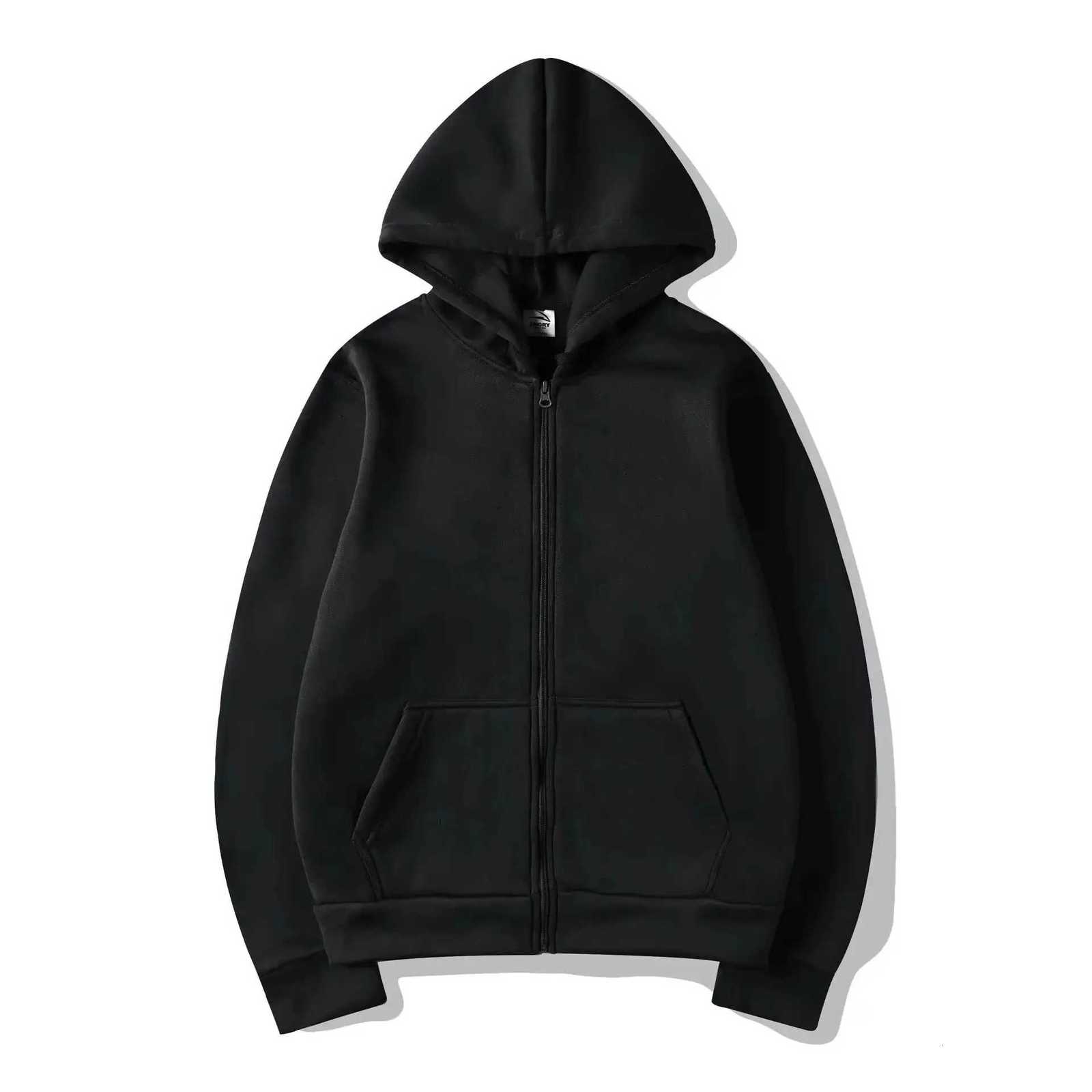25 Fashion Casual Black Gray Blue Zipper Hoodie Hip Hop Street Wear Sweatshirts Skateboard MenWoman Pullover Hoodies Male Hoodi W251027