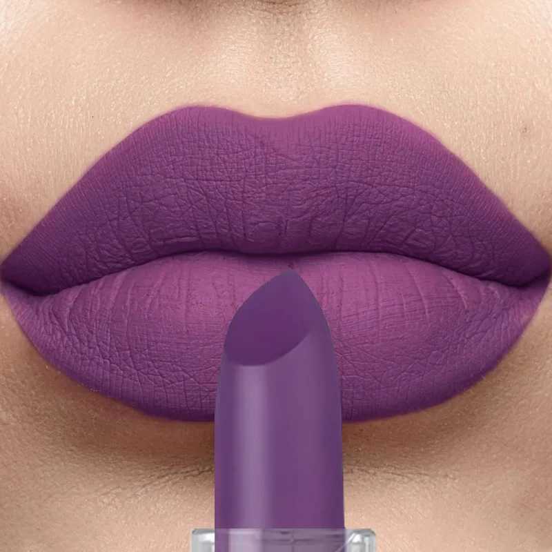 Matte Muse Purple Lip Mud Liquid Lipstick Waterproof Nude Lip Gloss Long Lasting Nonstick Cup Sexy Women Lipgloss Cosmetic W251027