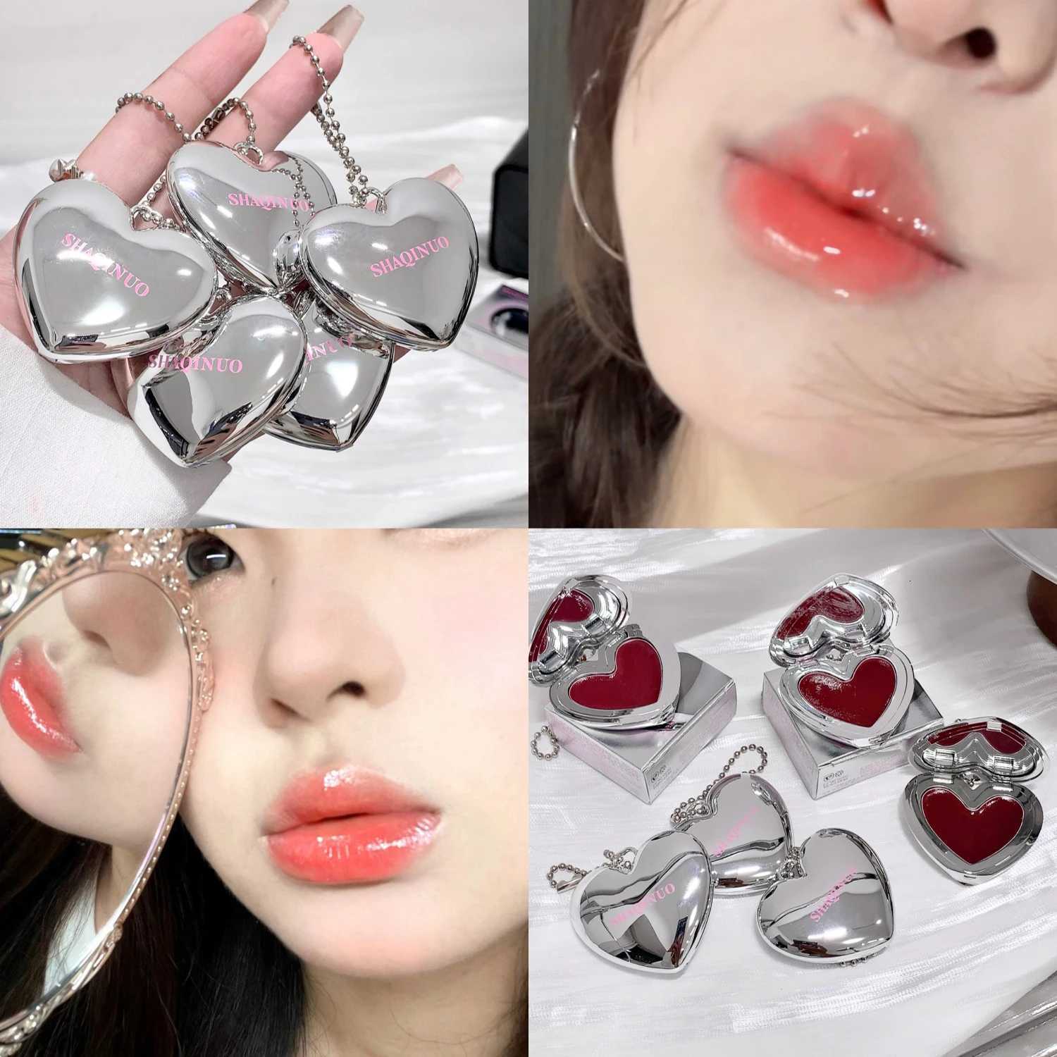 Low Saturation Mirror Lipstick Cream Water Light Solid Lip Gloss Moisturizing Glass Lip Tint Sexy Nude Red Lips Makeup Cosmetics W251027