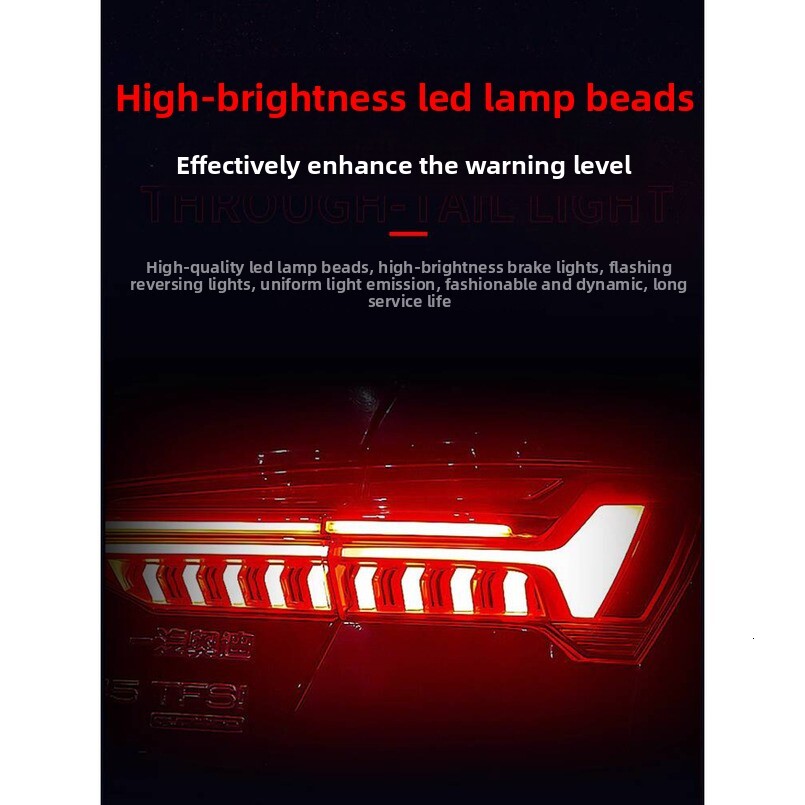 Suitable for A6L A4L Q5L Q7 Through Special Audi Car Tail Light Strip Upgrade Modification high quality