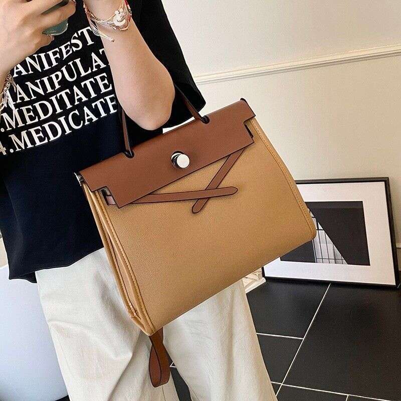 designer bag tote bag Student Class Women's Super Hot Fashion College Style Canvas Versatile Large Capacity Single Shoulder Crossbody Bag