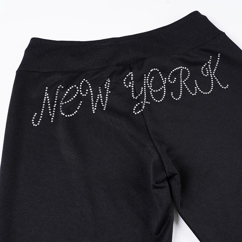 Fall Winter Diamonds Letter 2 Piece Set Tracksuits Furry Patchwork Long Sleeve Zipper Hooded Jackets Top Flare Pants Suit 251027