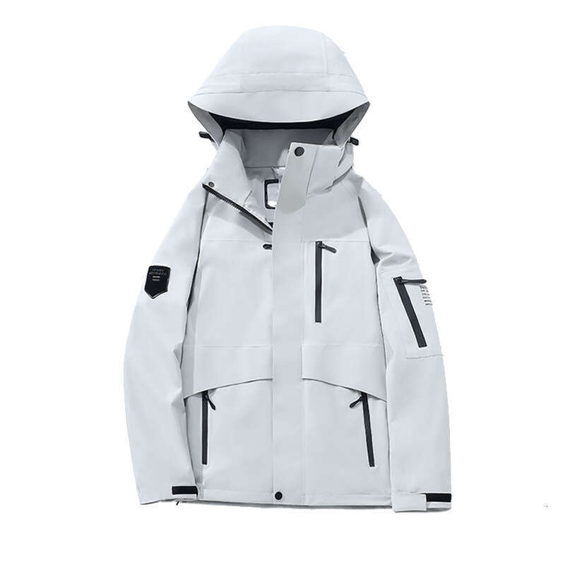 Laminated Lightweight Softshell Outdoor Team Building Windproof Waterproof Corporate Group Workwear Jacket Coat